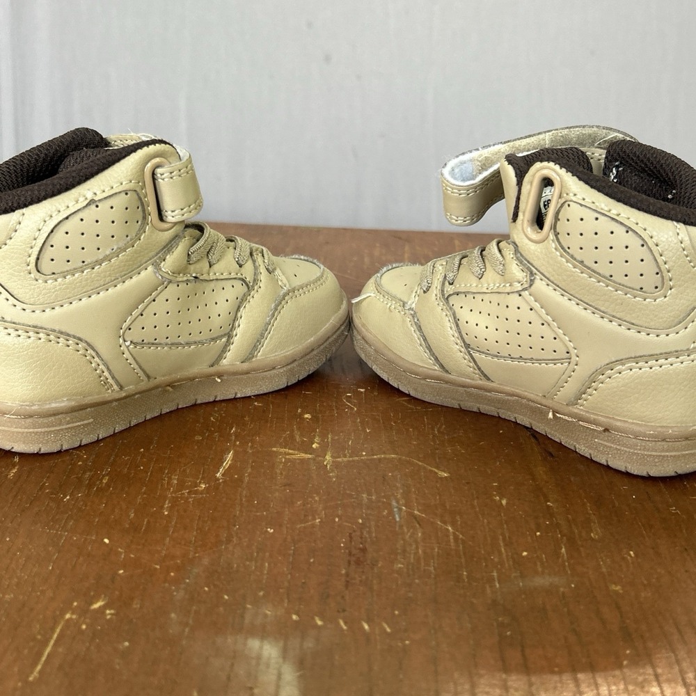 Etnies Marana Mid Crank Kids Tan Camo Green  Size Toddler 8 Skate Shoes Sneaker - Picture 3 of 8